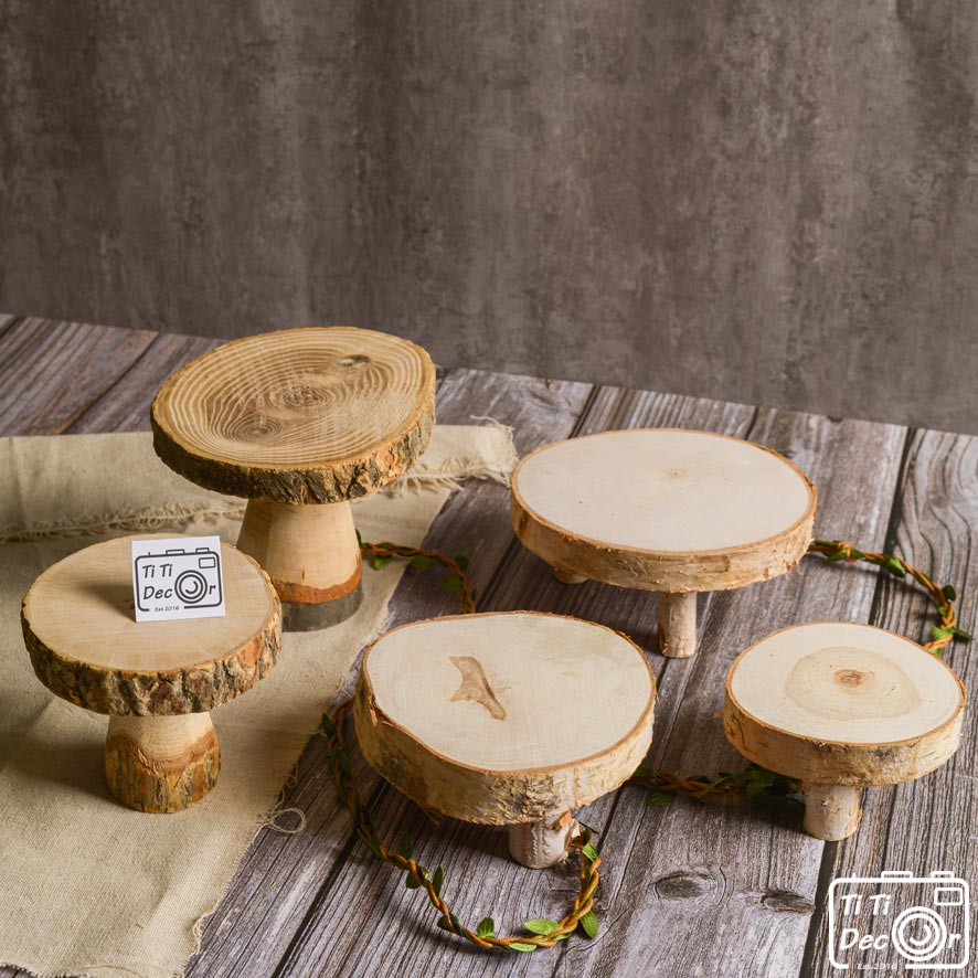 Cakestand 1 chân trang trí bánh ngọt, bánh các loại, chụp hình sản phẩm - TiTi Decor