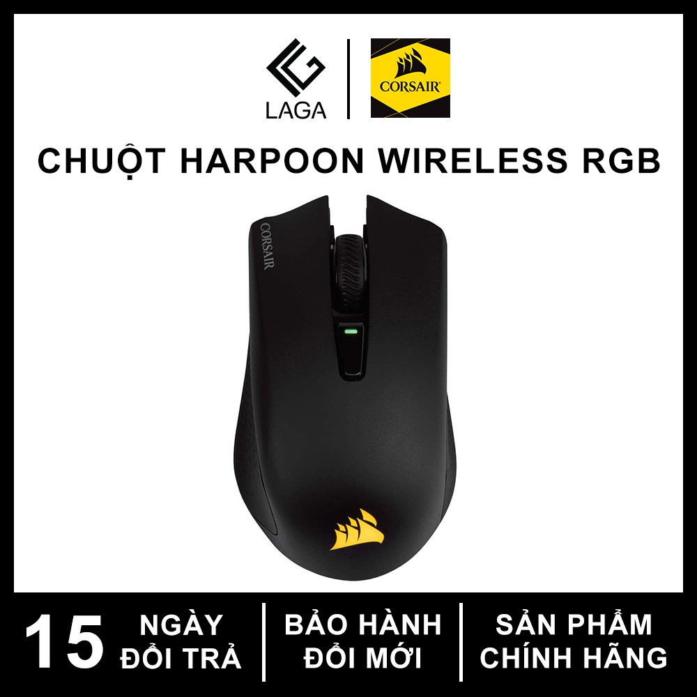 Chuột Không Dây Gaming Corsair Harpoon Wireless RGB - CH-9311011-AP