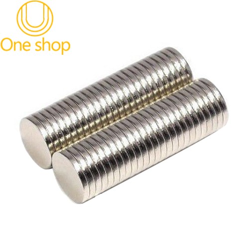 Bộ 50 Viên Nam Châm Đất Hiếm Tròn 8x2mm (từ tính hút cực mạnh)