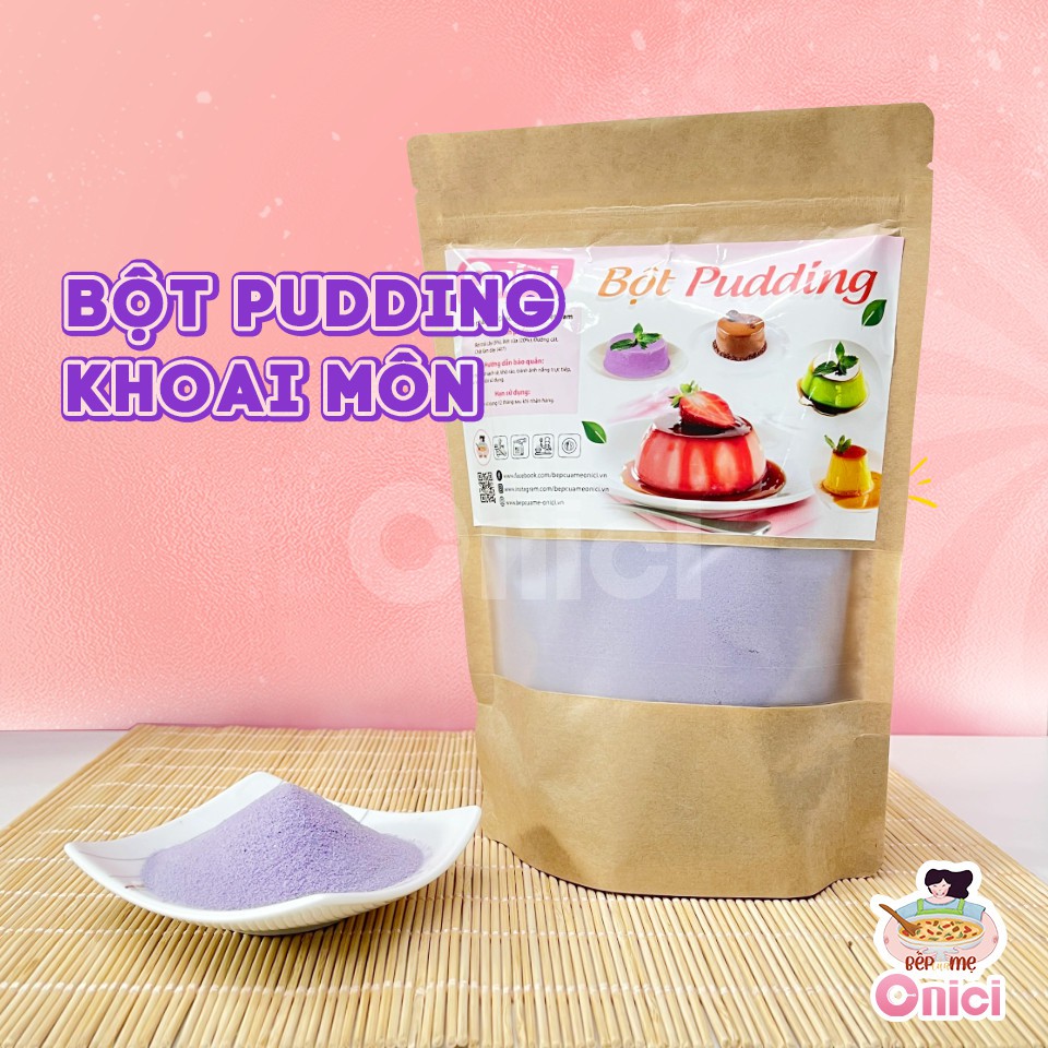 SET LÀM PUDDING TRỨNG, DÂU, SOCOLA, MÔN,MATCHA