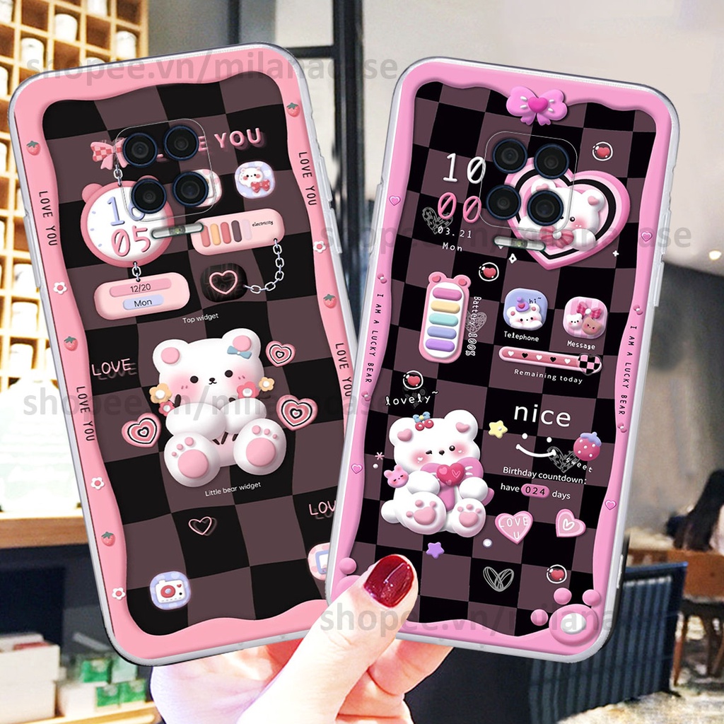 Ốp Vsmart Aris / Aris Pro hình đồng hồ icon gấu mèo cute cực dễ thương ngộ nghĩnh
