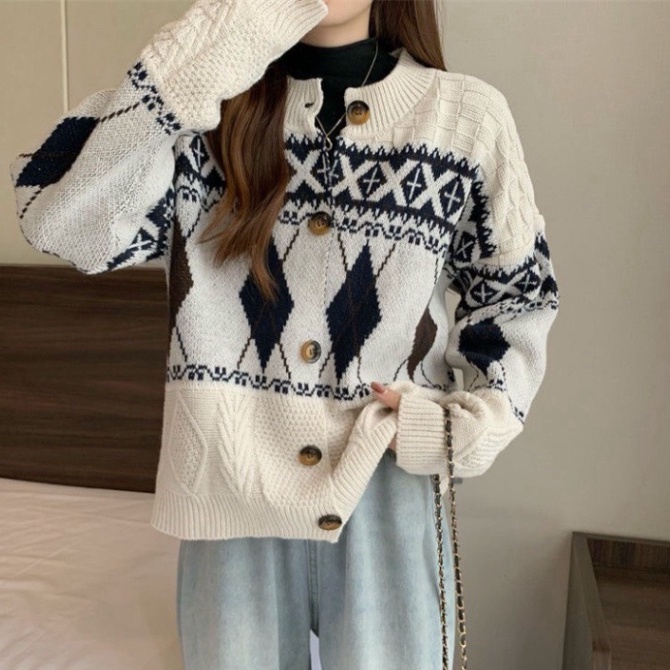 Cardigan Len Taobao Nữ, Áo Khoác Cardigan Len Kiểu Hàn Chất Đẹp Dày Dặn Hàng Quảng Châu Hot trend - Hàng nhập