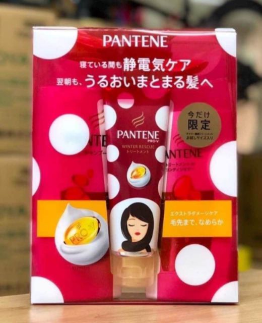 Bộ 3 dầu gội pantene (gội+ xả+dưỡng) Nhật Bản