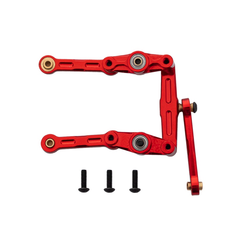 Bộ phụ kiện bánh lái bằng nhôm cho xe hơi điều khiển từ xa Tamiya TT02 TT-02 TT-02D 1/10 2