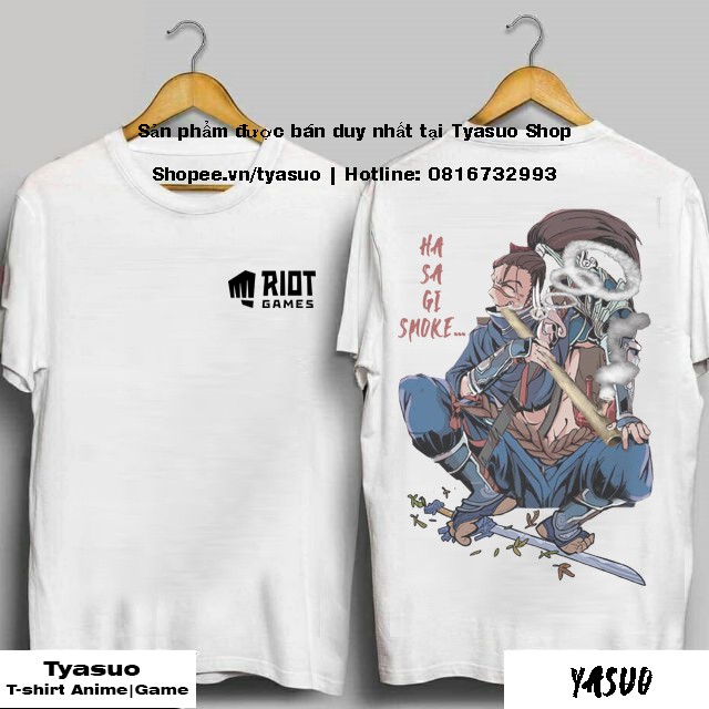 Áo Yasuo Phiên bản Smoke nhiều màu