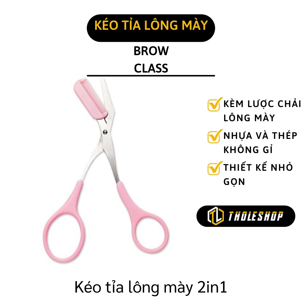 Kéo cắt tỉa lông mày Mini Brow Class đường cắt tự nhiên, dễ sử dụng 3093