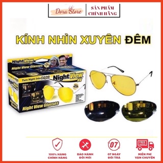 [Chính Hãng] Kính nhìn xuyên đêm - Kính Night View Glasses Dành cho Nam/Nữ Unisex Dorastore
