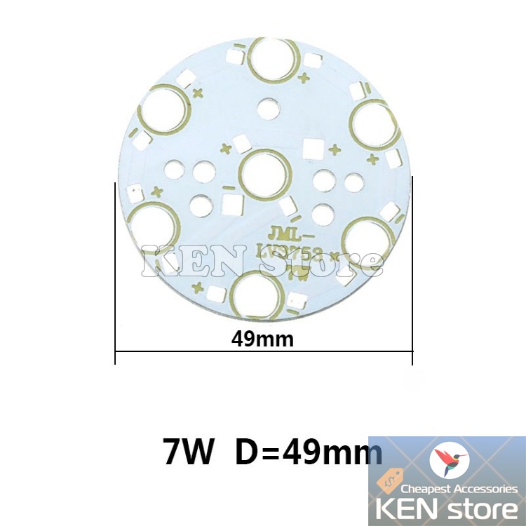Đế tản nhiệt, pcb gắn chip led luxeon 1W - 18W