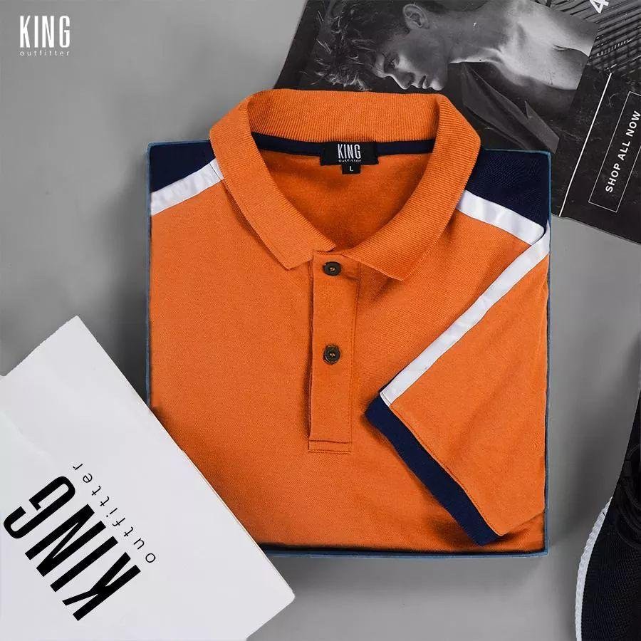 Áo thun có cổ thời trang nam chất liệu vải thun cao cấp phom 40-75kg kynn shop