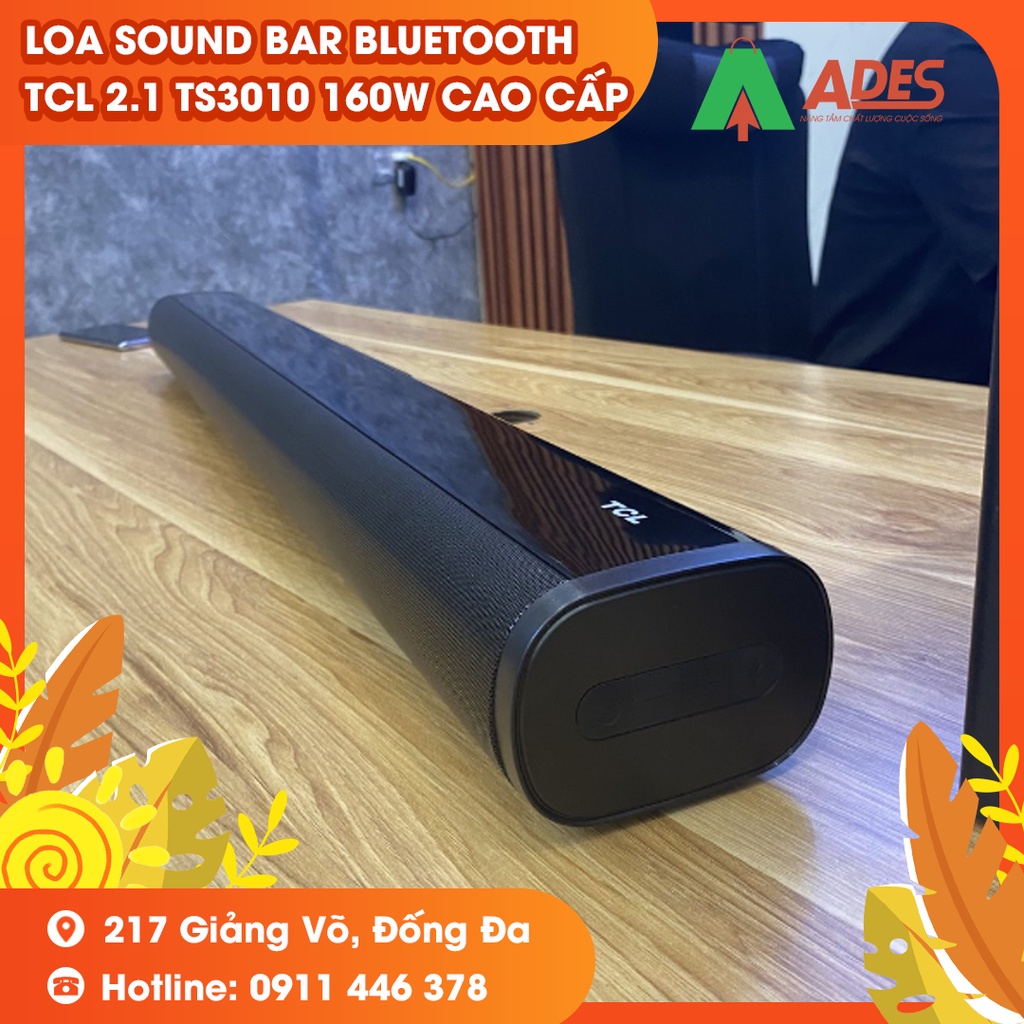 Loa Sound bar Bluetooth TCL 2.1 TS3010 160W cao cấp - KHÔNG BẢO HÀNH - Hàng khuyến mãi Chính hãng 2021