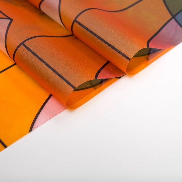 Giấy Dán Kính Hoa Văn Trang Trí Nhà Ở, Nhà Tắm Có Sẵn Keo - Cá Cảnh Độc Đáo A09, Khổ Rộng 90cm