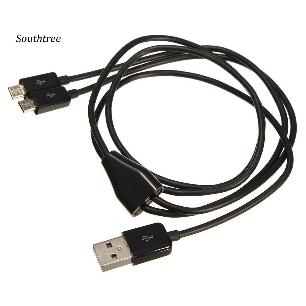 Dây Cáp Chia 2 Cổng Micro Usb 2.0 Tiện Dụng