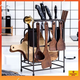 Kệ để dao thớt, giá để đồ nhà bếp đa năng, kệ inox sơn tĩnh điện, giadungbpm