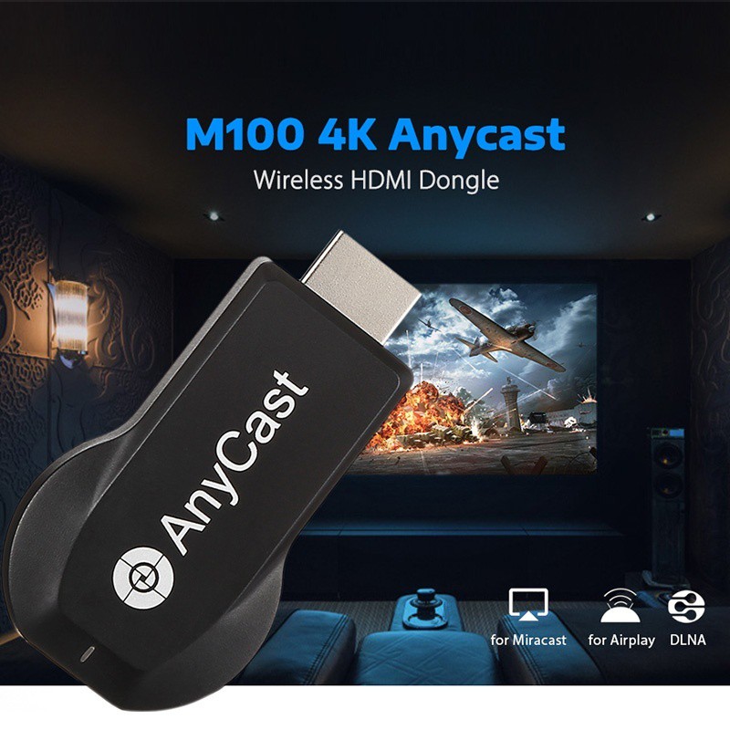 Thiết Bị Kết Nối Màn Hình Wifi Hdmi TV 1080p M2 M4 M9 Plus ĐT táo AnyCast ĐT táo