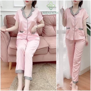 Đồ Bộ Pijama Mẫu Trơn Thanh Lịch [ẢNH THẬT]