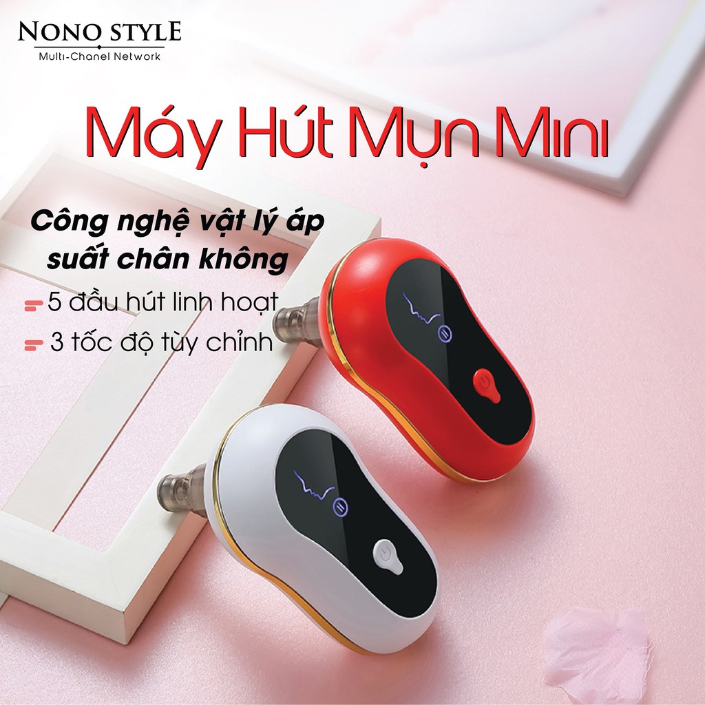 [FREE SHIP] Máy hút mụn siêu mạnh chính hãng, Máy hút mụn mini đa năng, hút sạch mụn đầu đen, mụn cám, mụn bọc và bã nhờ