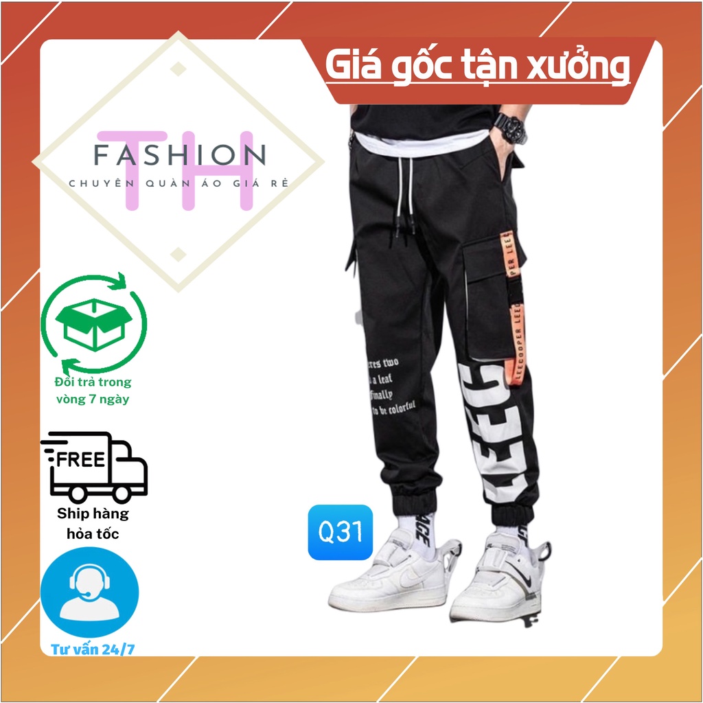 Quần Jogger KaKi Túi Hộp Cao Cấp Phong Cách Hàn Quốc