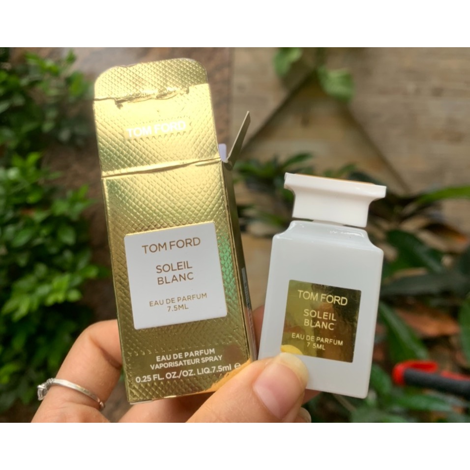 Nước hoa Tomford mini Soleil Blanc 7.5ml màu trắng 2021