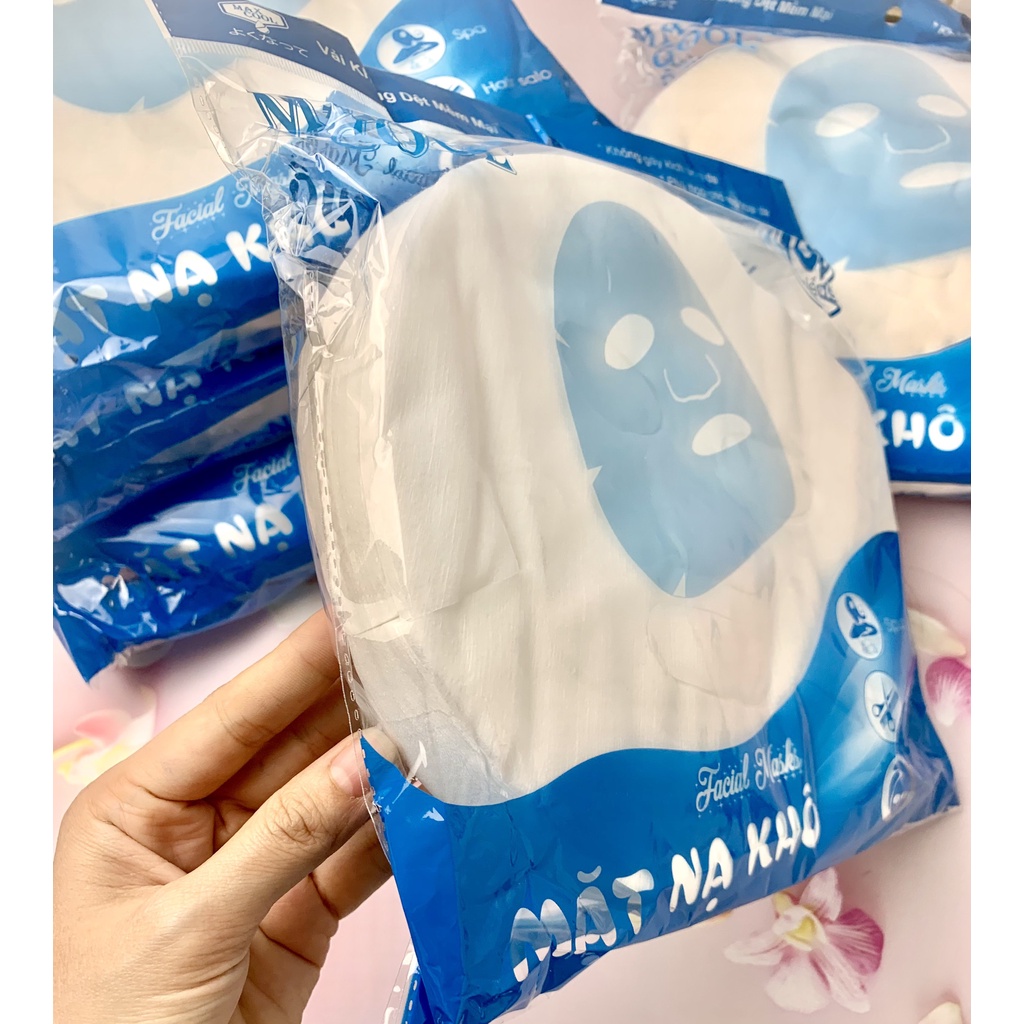 100 Miếng mặt nạ giấy khô MAX COOL chuyên dùng trong Spa dưỡng da đa năng