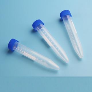 Ống ly tâm 15ml, chia vạch, nắp xanh, đáy nhọn