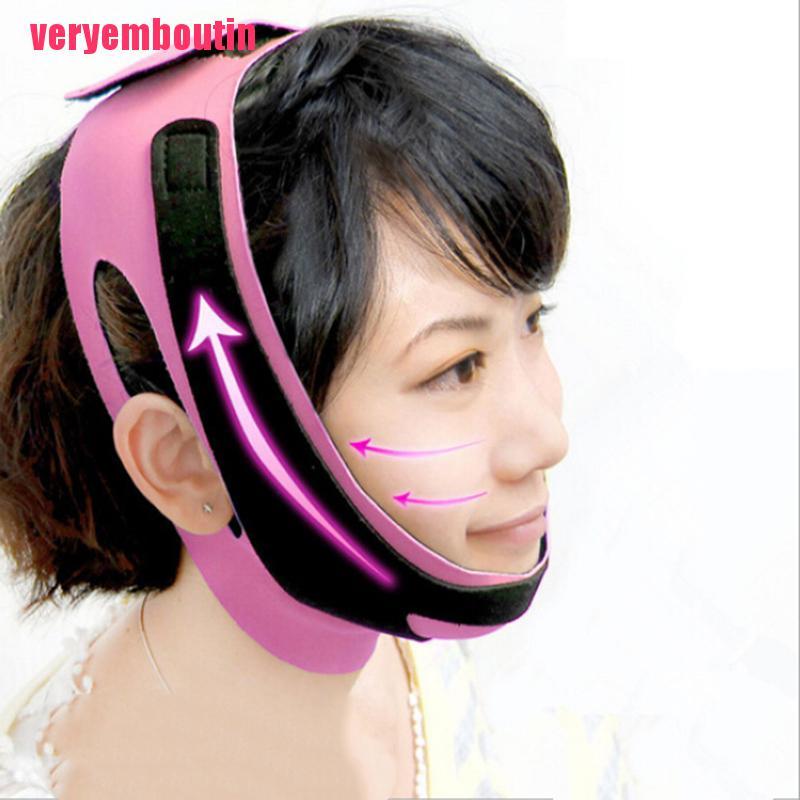 (Hàng Mới Về) Mặt Nạ Nâng Cằm Tạo Khuôn Mặt Chữ V Thon Gọn Chống Nếp Nhăn