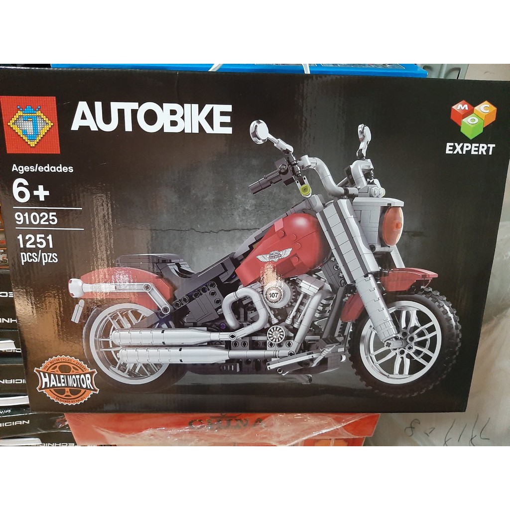 Lắp ghép Mô hình AUTOBIKE 91025 SIÊU XE MOTO CỔ ĐIỂN HALEI MOTOR