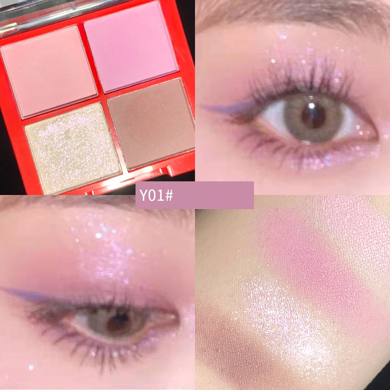 Bảng Phấn Mắt Nhũ Gella's 4 Ô Carro | BigBuy360 - bigbuy360.vn