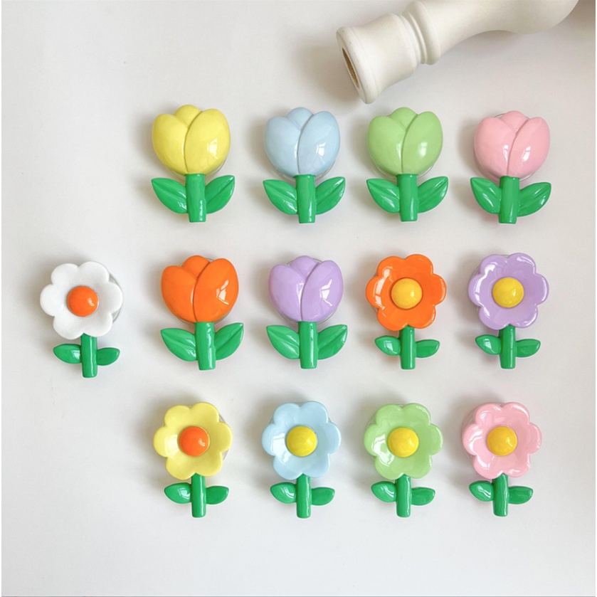 POPSOCKET kẹo điện thoại chống trượt họa tiết HOA XINH nhiều màu sắc pastel