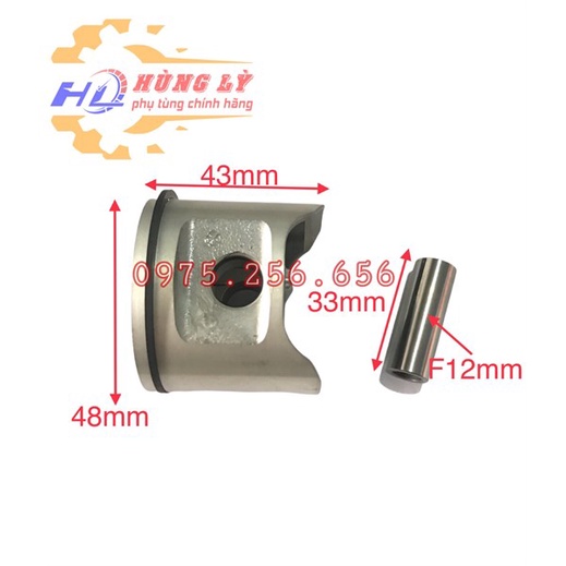 Pít Tông 365 Husqvarna  thủy điện phụ tùng máy cưa phụ tùng máy nông nghiệp phụ tùng Hùng Lỳ