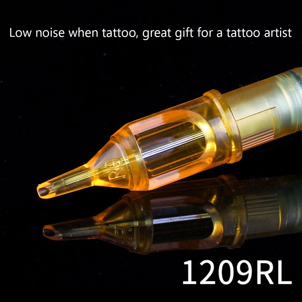 20Pcs Disposable Tattoo Cartridge Needles Stainless Steel Sterilized Cartridges Needles