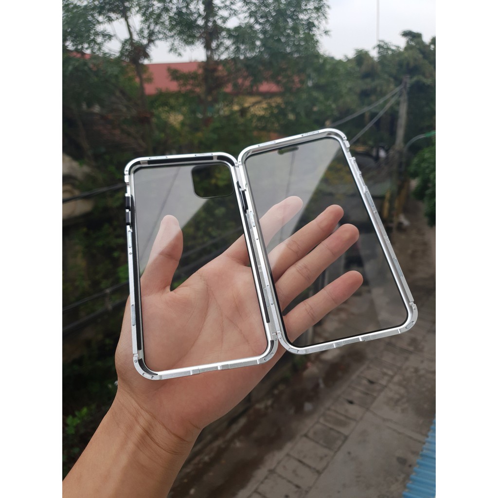 [ Mã LAIH23100 giảm 5k] Ốp nam châm 2 mặt kính cường lực cho IPhone 11 thường/11Promax/12 thường/12Pro/12Promax | BigBuy360 - bigbuy360.vn