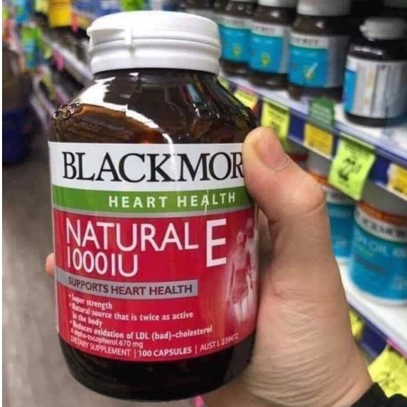 Vitamin E Blackmores 1000iu lọ 100 viên