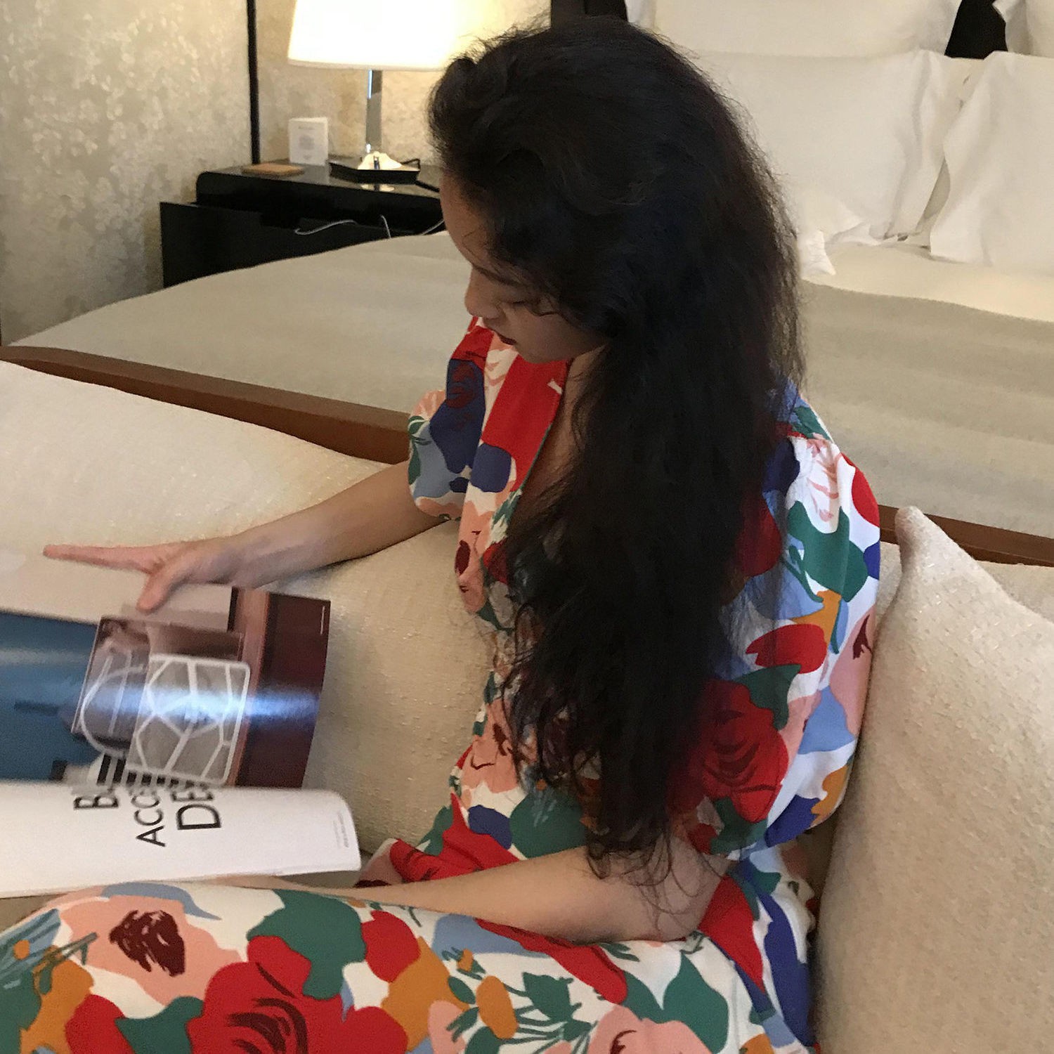 French retro V-neck floral dress 2020 new summer harvest waist slim temperament bubble sleeve skirt | BigBuy360 - bigbuy360.vn