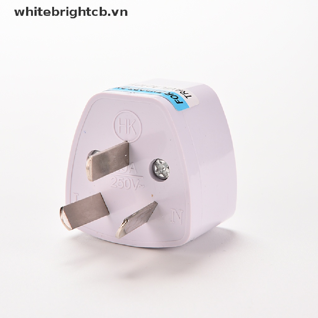 Phích Cắm Chuyển Đổi AC 3 Chấu Từ US / US / EU Sang AU Úc Tiện Dụng Khi Đi Du Lịch