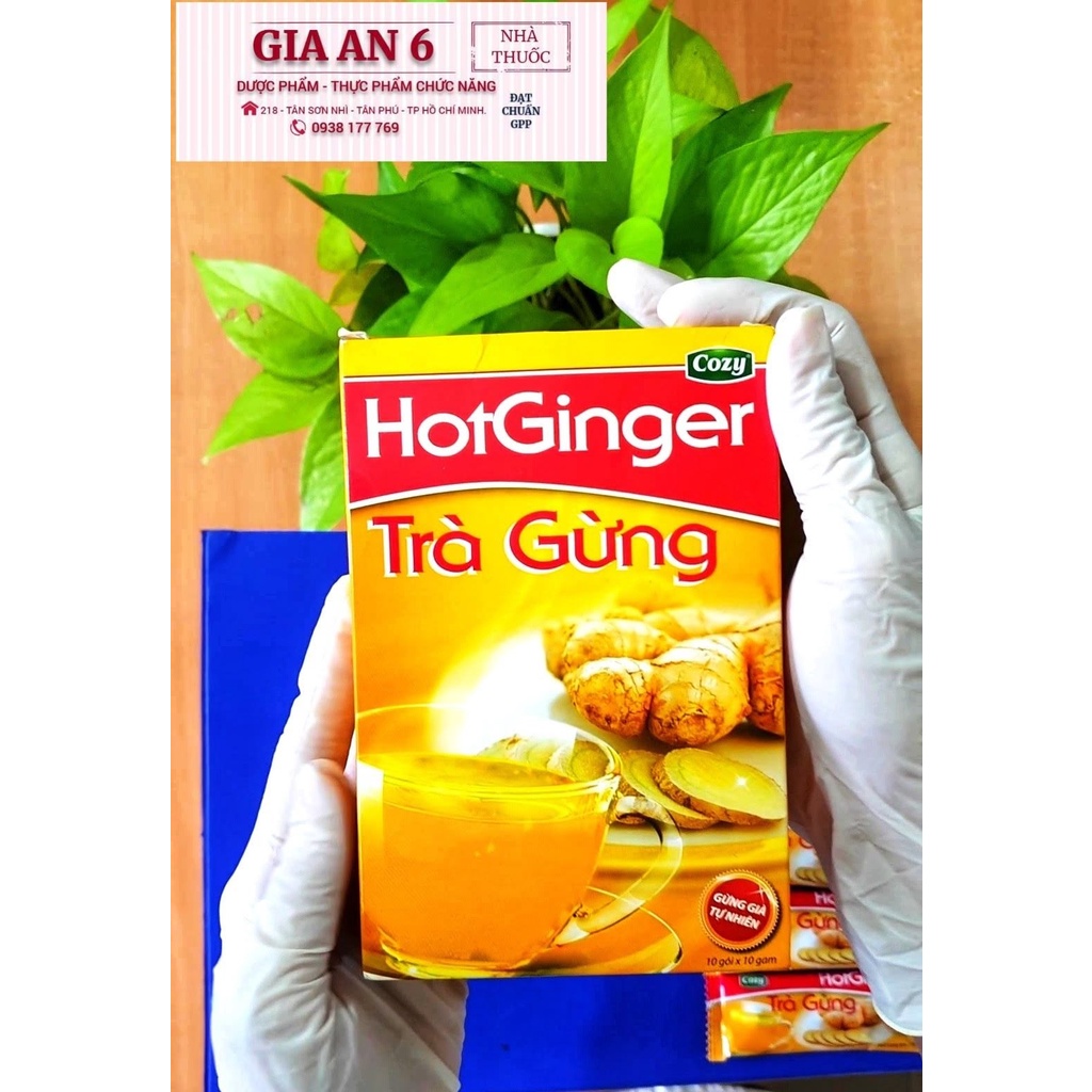 TRÀ GỪNG HOTGINGER - ẤM BỤNG - TRỢ TIÊU HÓA