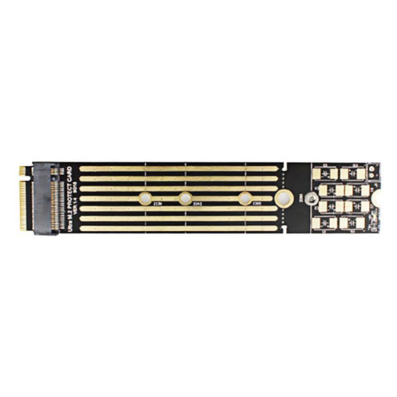 Bang for M.2 NVME Extend for Protection Card 2280 to 22110 SSD DIY Power-off for Protection Plate