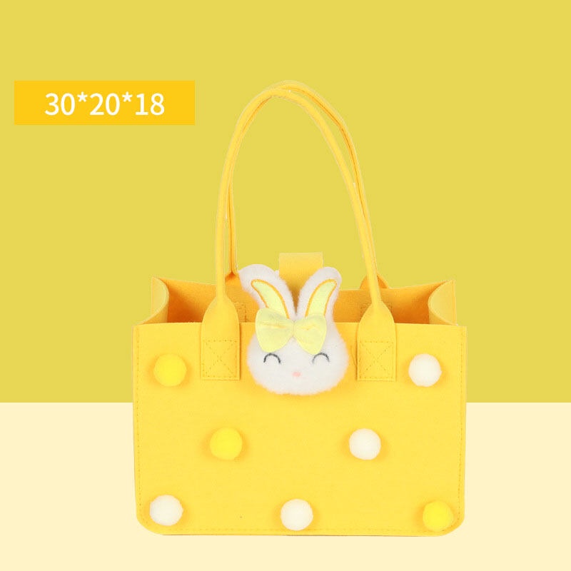 Túi xách YADOU gấu dâu túi nỉ xách tay  đựng quà họa tiết hoạt hình xinh xắn dành cho bé gái