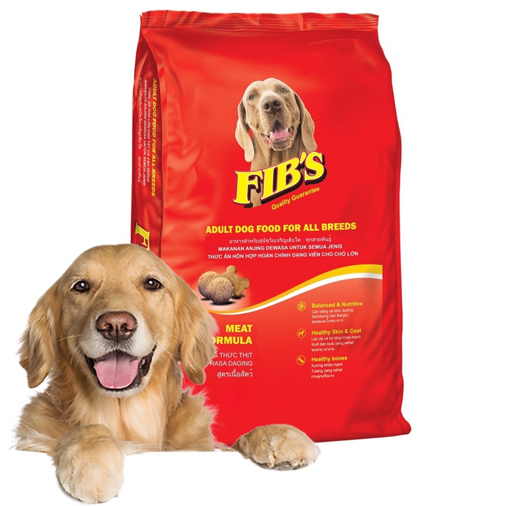 Thức ăn hạt cho chó Ganador FIB'S Apro IQ cho chó lơn và chó con gói 400gram phân phối bởi DACOTE