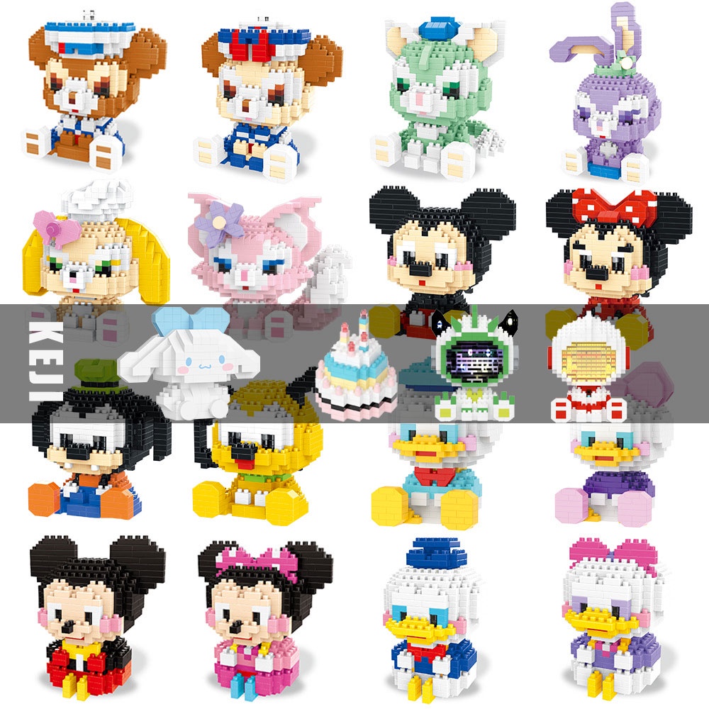 Bộ Đồ Chơi Lắp Ráp Mô Hình Động Vật Disney Hiệu Ứng 3D Phát Triển Trí Tuệ Cho Bé