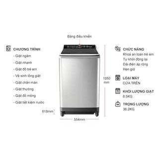 Máy giặt Panasonic NA-FS85X7LRV 8.5kg