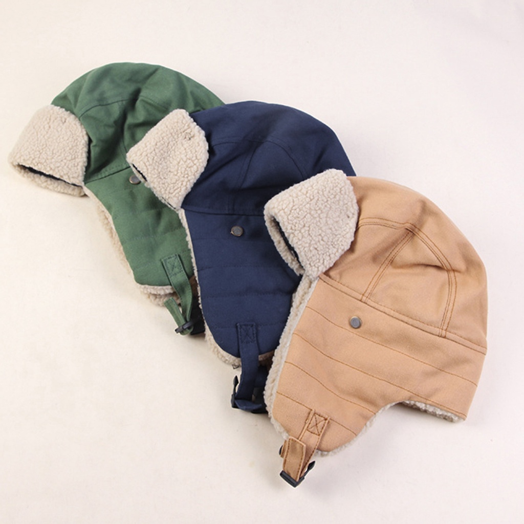 Mũ cotton Bluelans che tai giữ ấm mùa đông unisex