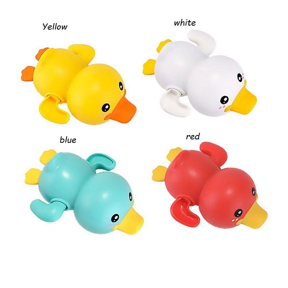 Bộ Đồ Chơi Vịt Lên Dây Cót Màu Cầu Vồng Dễ Thương Dành Cho Phòng Tắm