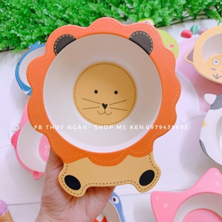 Bát ăn dặm lúa mạch hình thú