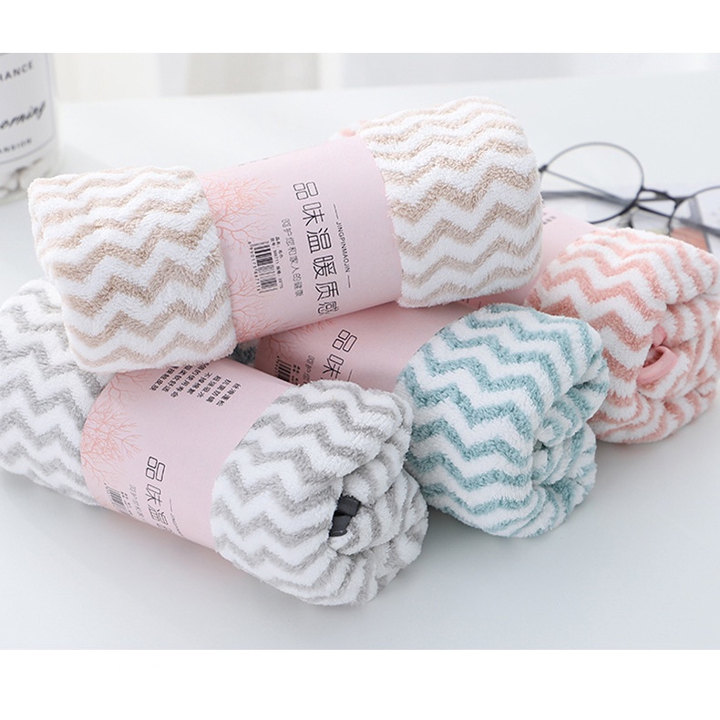 Khăn Lau Mặt Lông Cừu Dùng Cho Người Lớn Và Cho Bé Xuất Hàn 30x50cm Siêu Thấm Nước Nhiều Màu Sắc