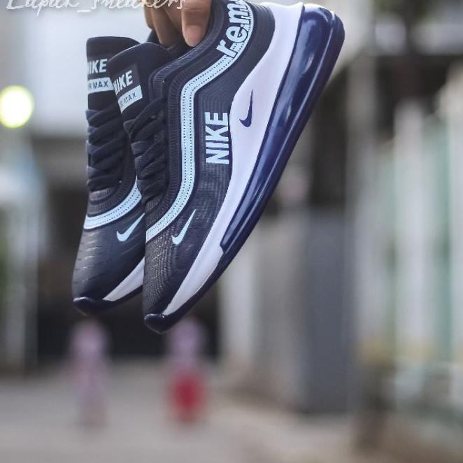 Giày Thể Thao Nike AIR MAX Màu Trắng Đen/Đỏ/Xanh NAVY Chất Lượng Cao Cho Nam Giới