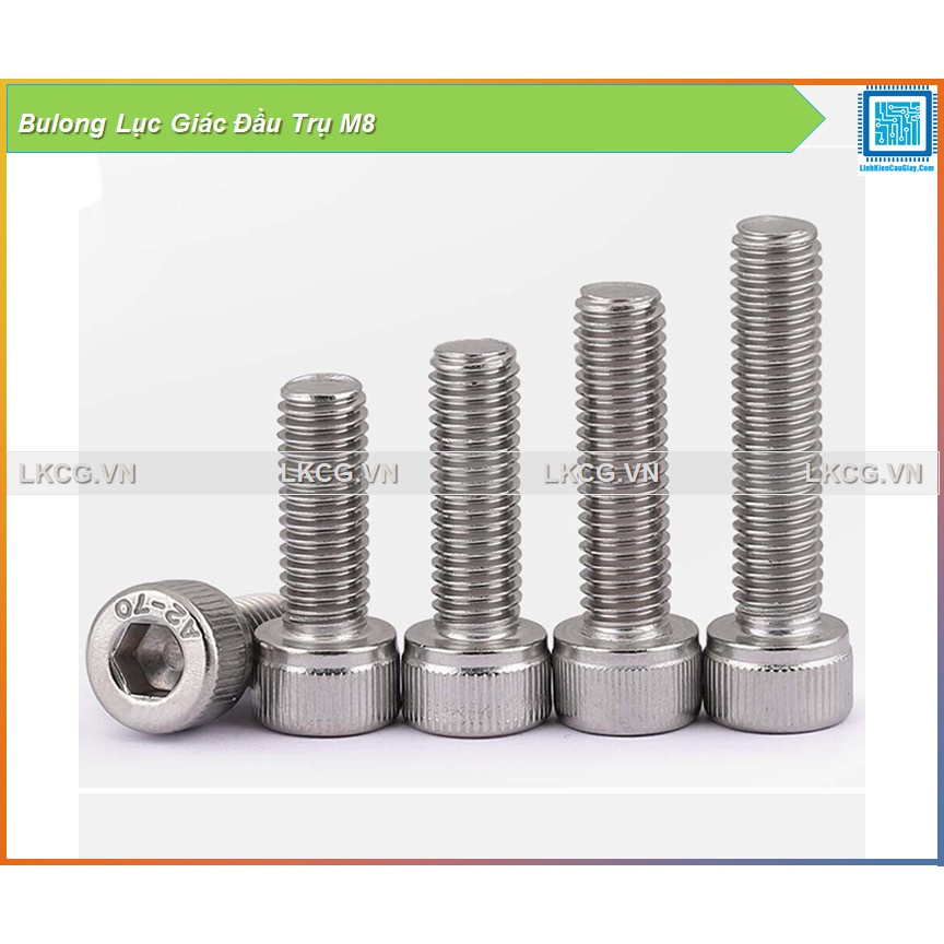 Bulong Lục Giác Đầu Trụ M8