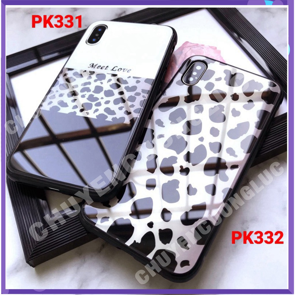 [HOT] ỐP LƯNG KÍNH hình da báo cá tính -IP 6/6S - 6 Plus/ 6S Plus - 7/ 8 - 7 Plus/ 8 Plus - X/ XS/ XS Max . ... - CCLNB