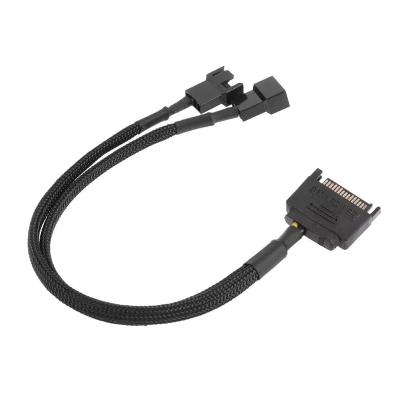 Cáp Nguồn Quạt Tản Nhiệt SATA Sang 3 Pin / 4 Pin PWM Thay Thế Tiện Dụng Cho Máy Tính