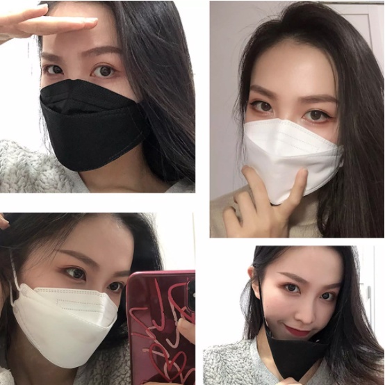 Hộp 10 Khẩu trang 4 Lớp KF94 HD MASK Chống Bụi Mịn Và Kháng Khuẩn Hàng Cao Cấp Hàn Quốc