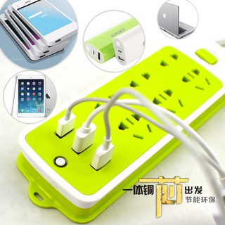 Ổ cắm điện 6 ổ cắm và 3 cổng usb 2500w